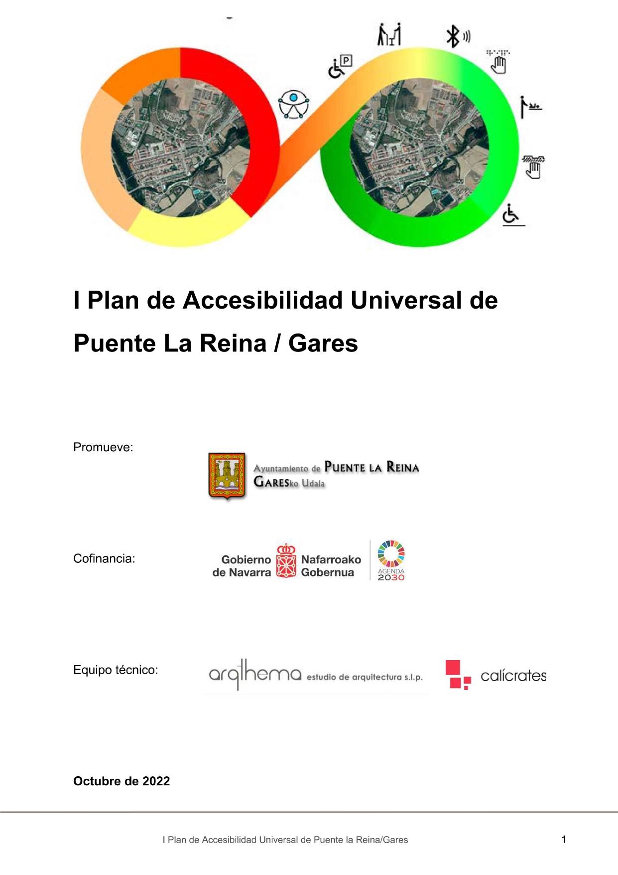I Plan de Accesibilidad Universal de  Puente La Reina / Gares