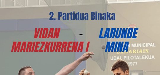 Imagen de la noticia: PARTIDO DE PELOTA VIERNES 25 DE SEPTIEMBRE FERIAS TRADICIONALES